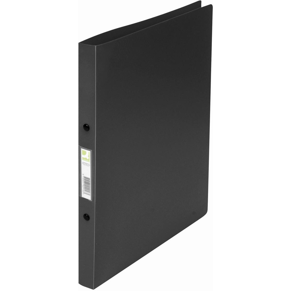 Q-CONNECT - Ringbuch, PP, 2 Ringe, 16 mm, schwarz