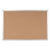 Q-CONNECT - tableau en liège, avec cadre en aluminium, 90 x 60 cm