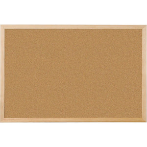 Q-CONNECT -   kurkbord, met houten frame, 90 x 60 cm