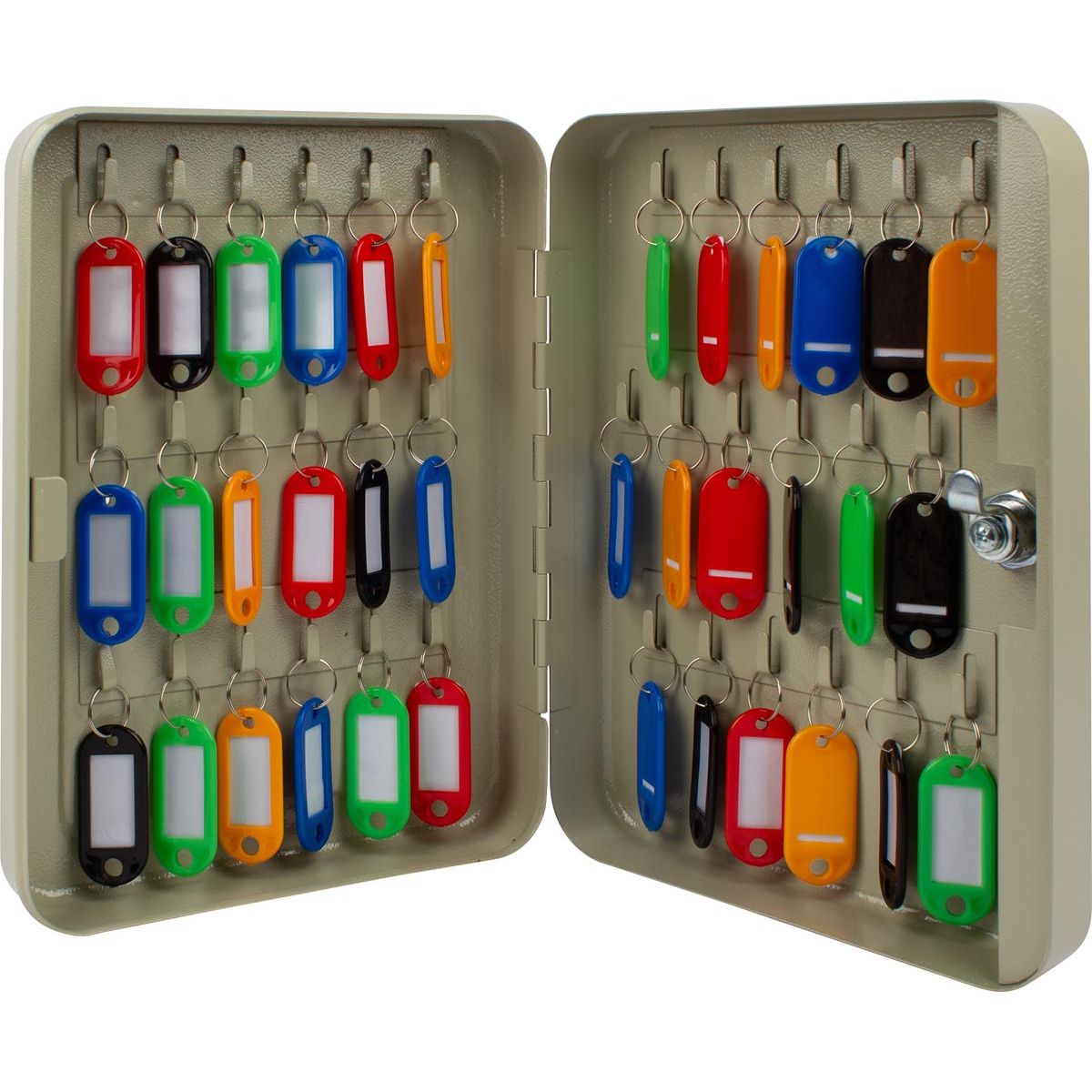 Q-CONNECT - armoire à clés pour 36 porte-clés, gris