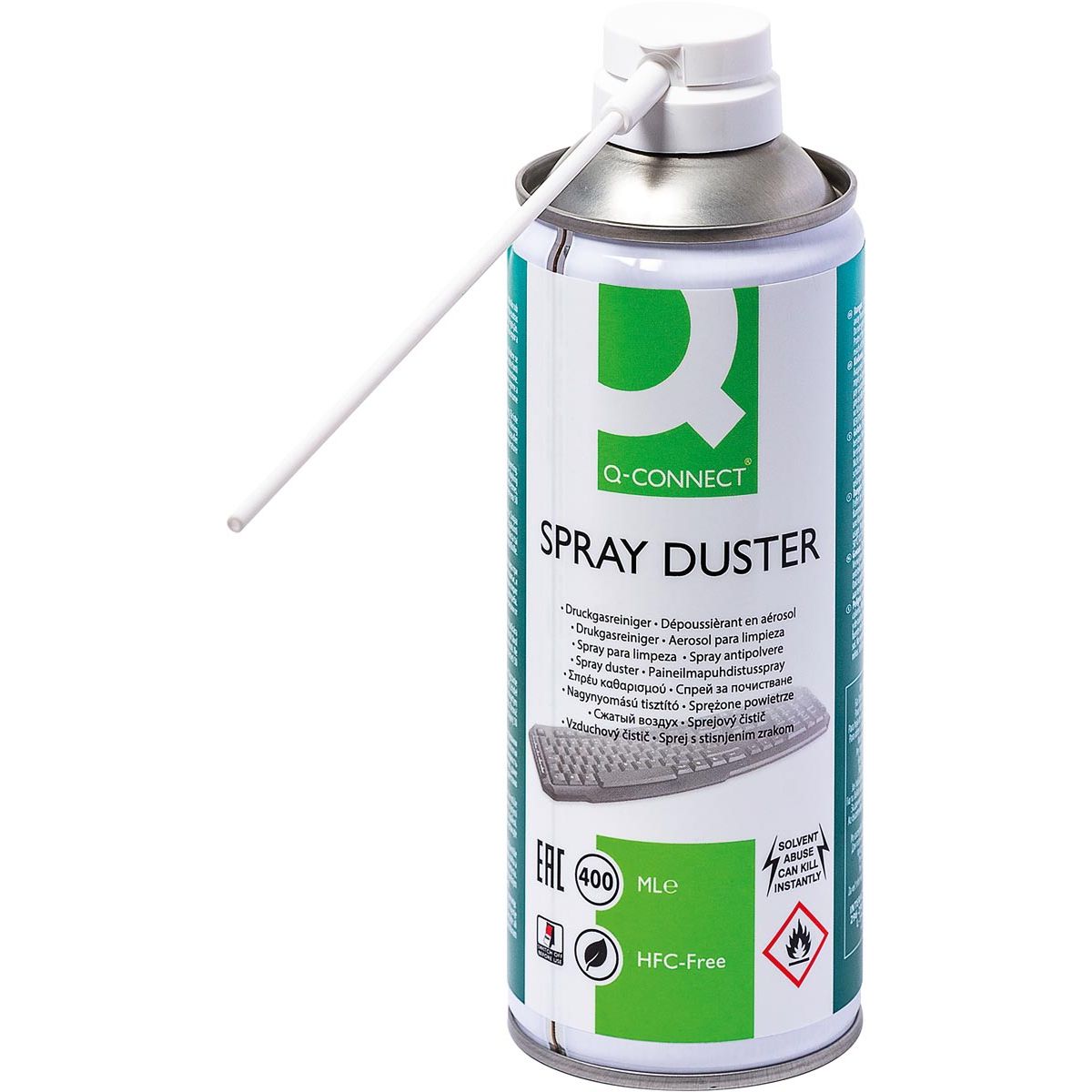 Q-CONNECT -   persluchtreiniger HFC free, 400 ml