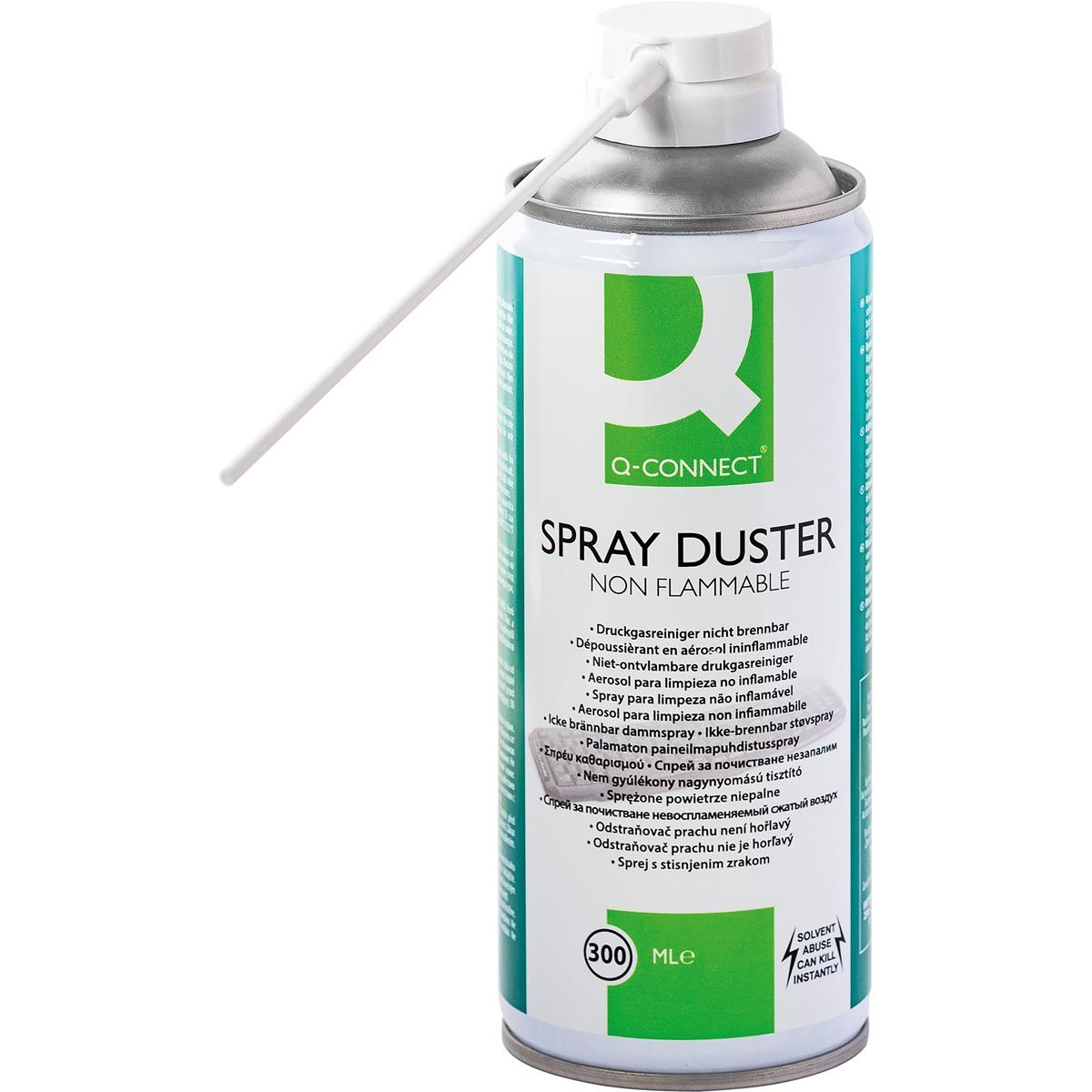 Q-CONNECT – nicht brennbarer Druckluftreiniger, 300 ml Aerosol