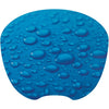 Q-CONNECT - Tapis de souris antidérapant gouttes de pluie bleu