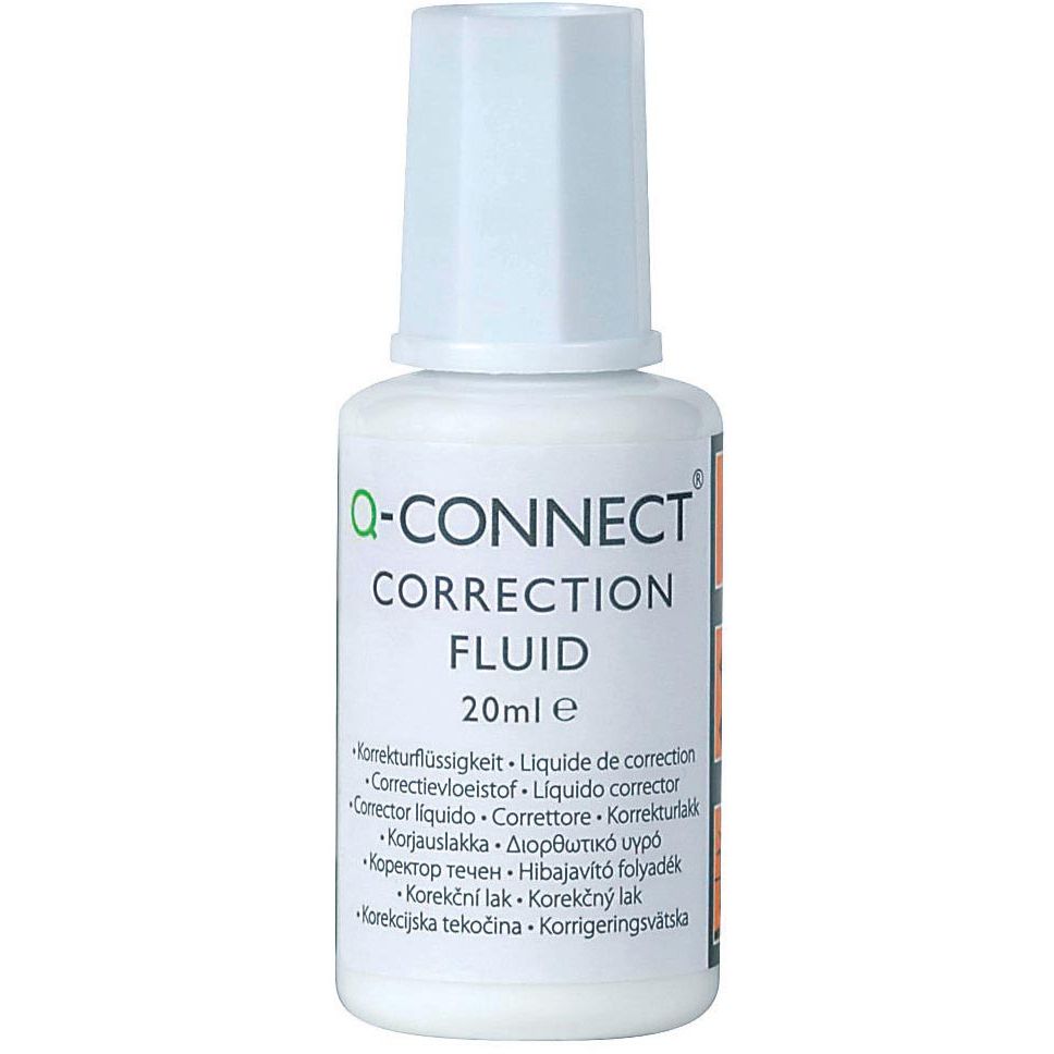 Q-CONNECT - flacon de liquide correcteur de 20 ml