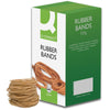 Q-CONNECT - bandes élastiques, largeur 1,5 mm, longueur 80 mm, no. 18, boîte de 500 g