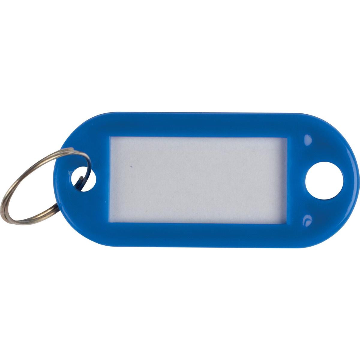 Q-CONNECT - porte-clés, paquet de 10, bleu foncé