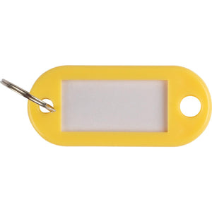 Q-CONNECT - porte-clés, paquet de 10, jaune