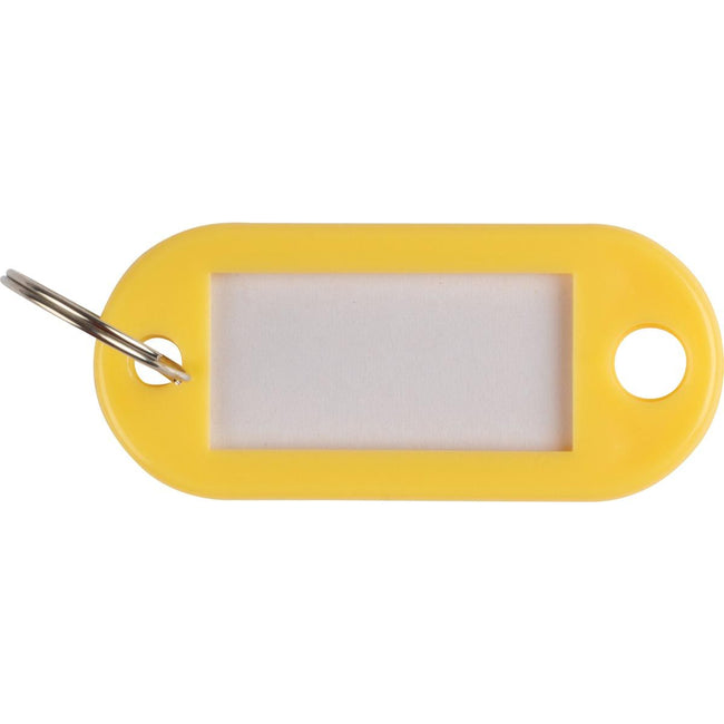 Q-CONNECT - porte-clés, paquet de 10, jaune