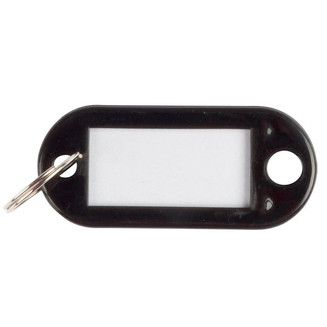 Q-CONNECT - porte-clés, paquet de 10, noir