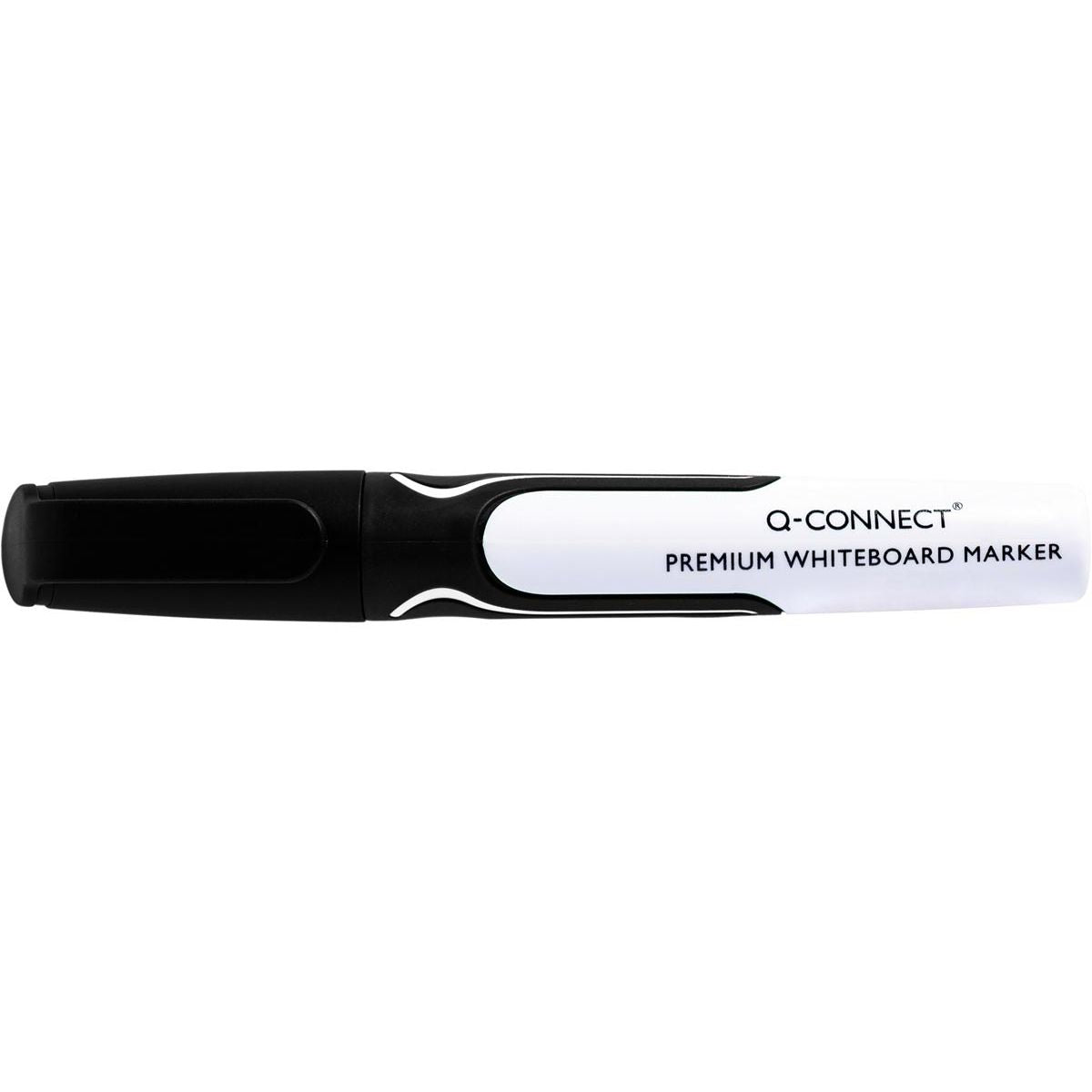 Q-CONNECT -   Permium whiteboard marker, 3 mm, ronde punt, zwart