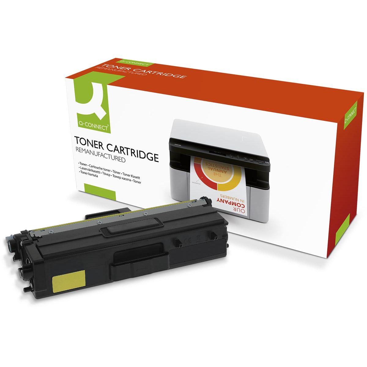 Q-CONNECT -   toner geel 4000 pagina's voor OEM TN-423Y