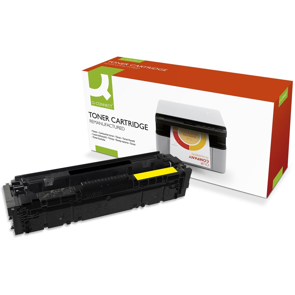 Q-CONNECT -   toner geel 1300 pagina's voor OEM CF542A
