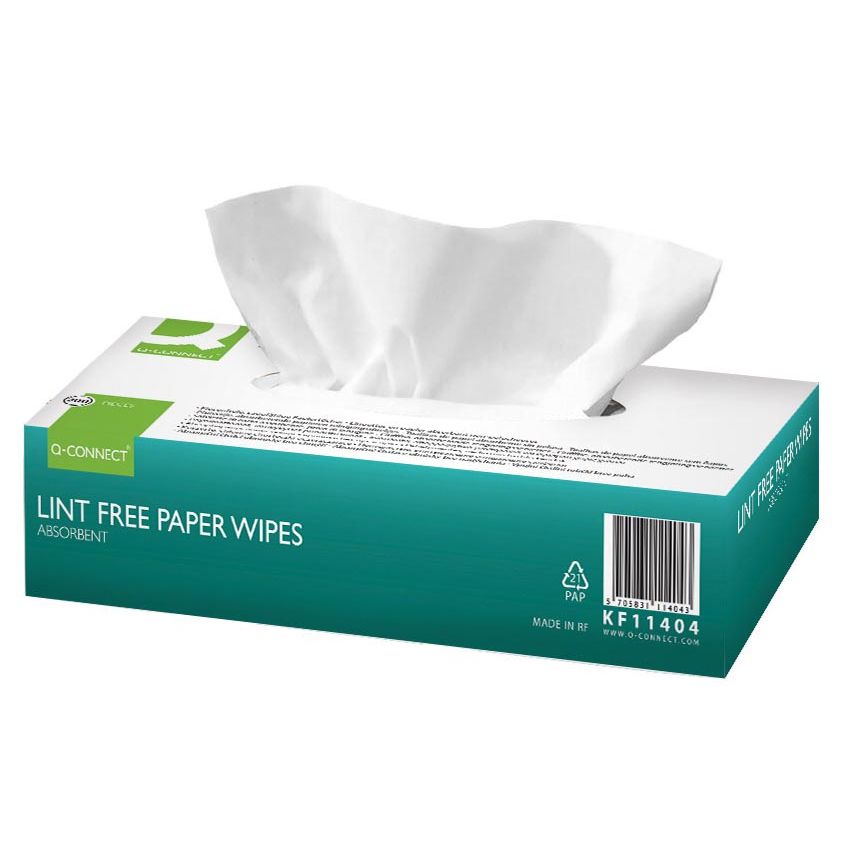 Q-CONNECT - lingettes nettoyantes pour surfaces sèches paquet de 200 lingettes