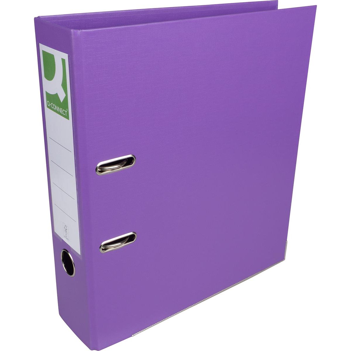 Q-CONNECT -   ordner, voor ft A4, volledig uit PP, rug van 8 cm, violet