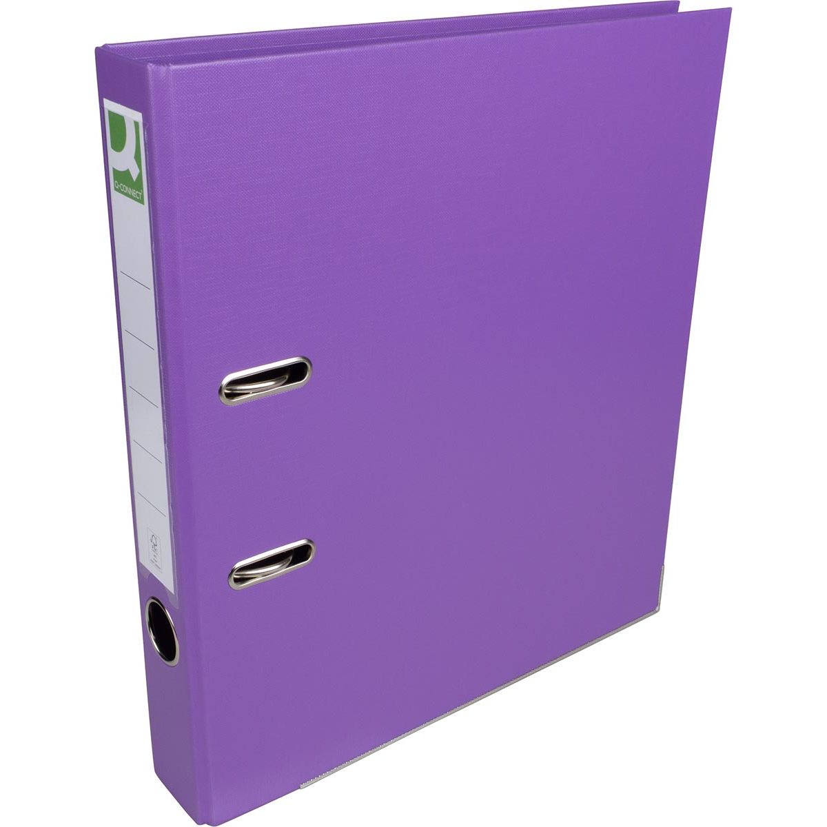 Q-CONNECT - Ordner, für ft A4, komplett aus PP, Rücken 5 cm, violett