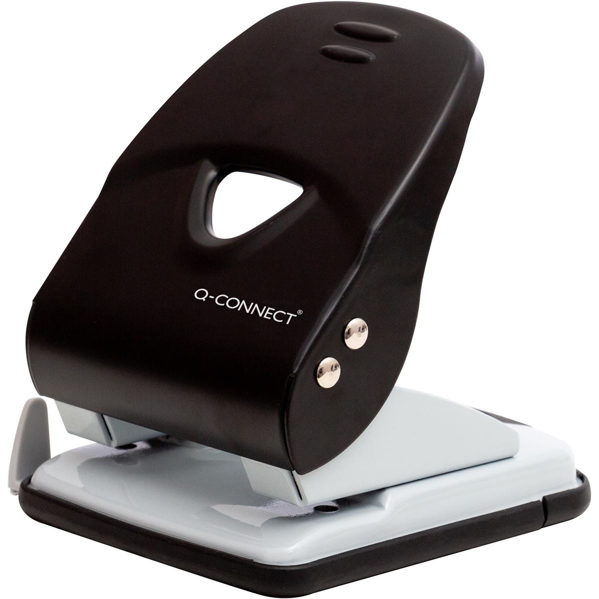 Q-CONNECT - Perforatrice Light Duty, métal, 40 lames, noir