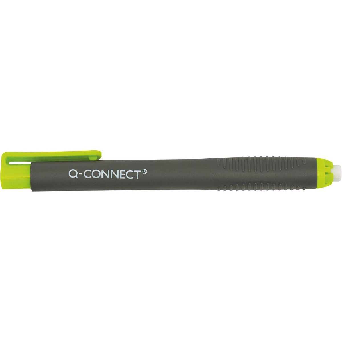 Q-CONNECT -   gum pen, zwart/groen