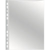 Q-CONNECT - perforierte Showtasche 11-Loch-Perforation, glasklar, 75 Mikron, Packung à 100 Stück