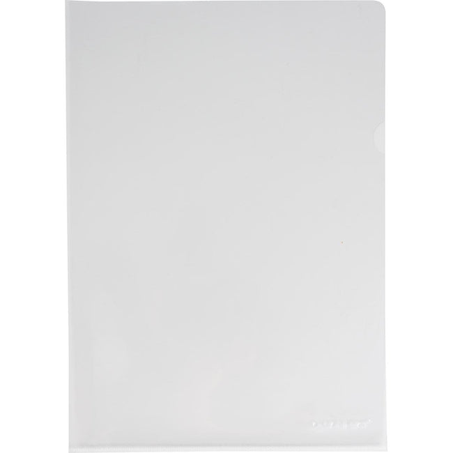 Q-CONNECT - L-map transparent 160 microns pack de 100 pièces