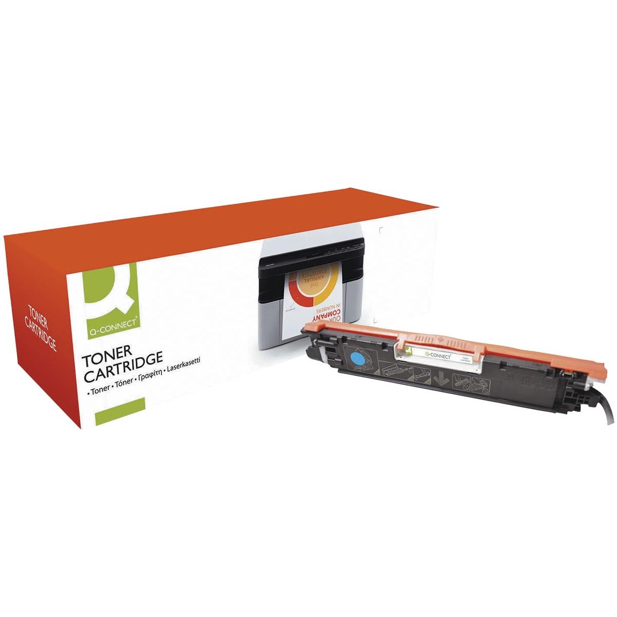 Q -Connect - q -Connect Toner Cyan 1000 Seiten Front - OEM: CE311a