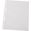 Q-CONNECT - perforierte Ausstellungstasche A5, 4-Loch-Perforation, glasklar, 100 Mikron, Packung mit 100 Stück