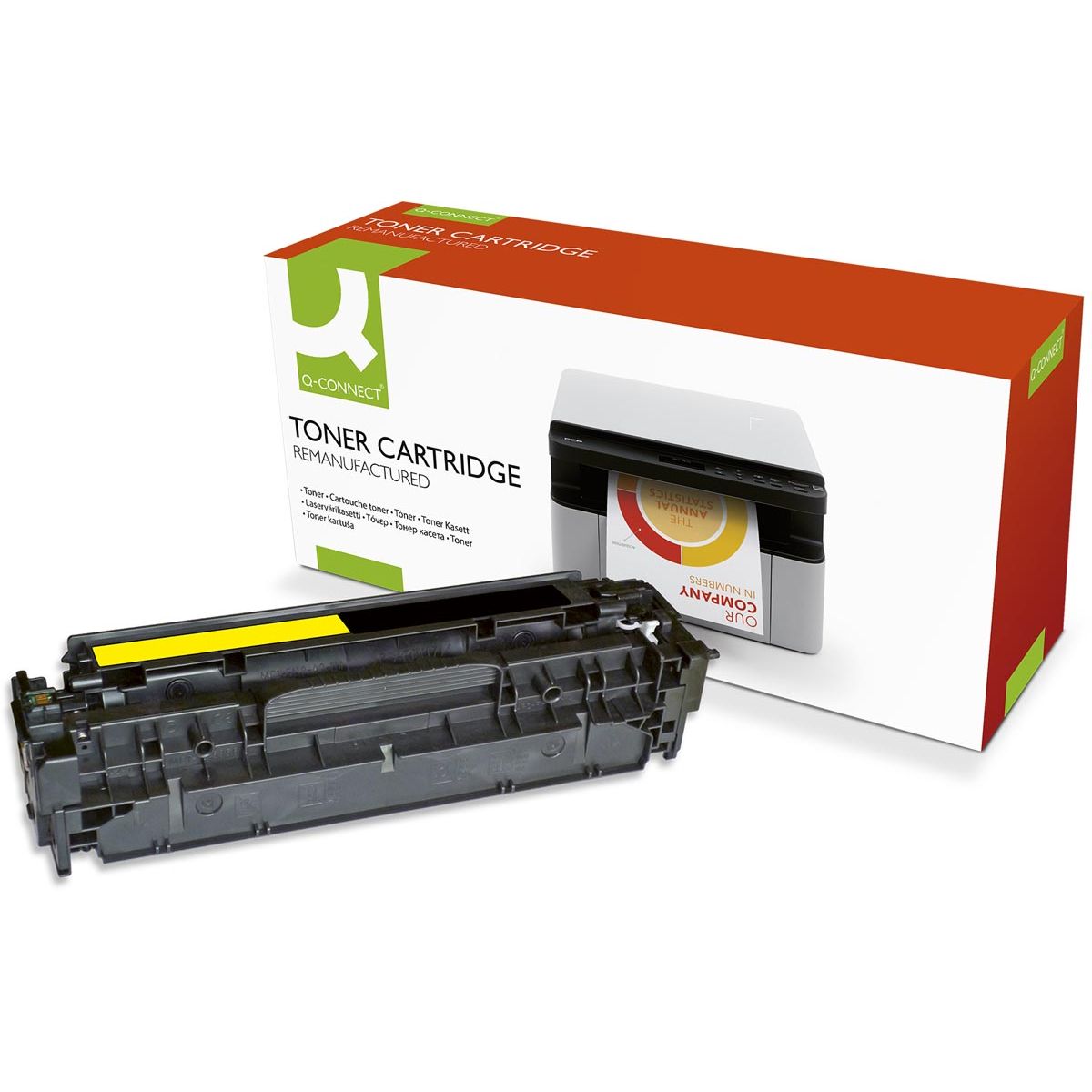 Q-CONNECT - toner jaune 2600 pages pour OEM: CE412A