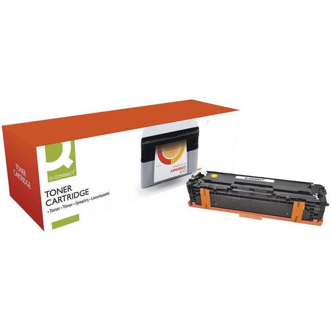 Q -Connect - Q -Connect Toner Geel 1800 Pages Front - OEM: CF212A