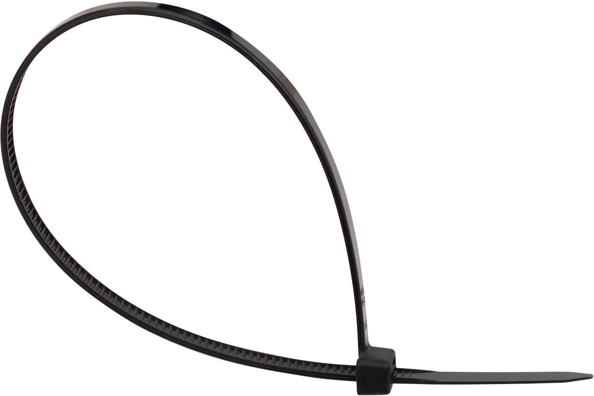 Klika -  Q-CONNECT kabelbinder, ft 200 x 3,6 mm, pak van 100 stuks, zwart