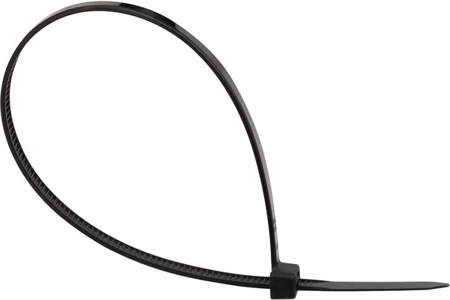 Klika -  Q-CONNECT kabelbinder, ft 200 x 3,6 mm, pak van 100 stuks, zwart