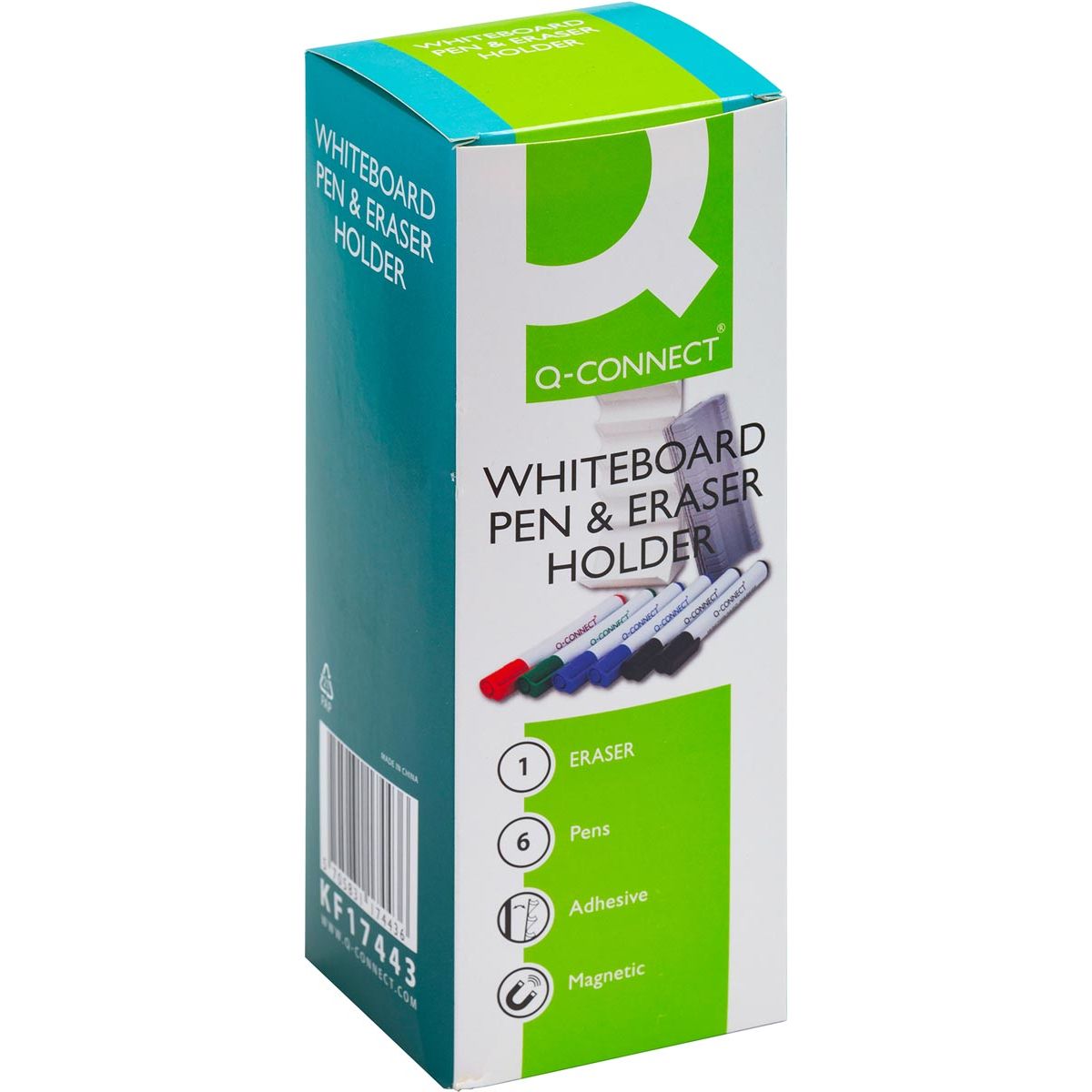 Q-CONNECT -   accessoirehouder voor whiteboard, incl markers en wisser