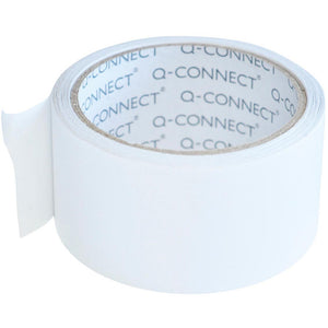 Q-CONNECT - vinyle e, double face, 50 mm x 10 m, 90 microns, transparent