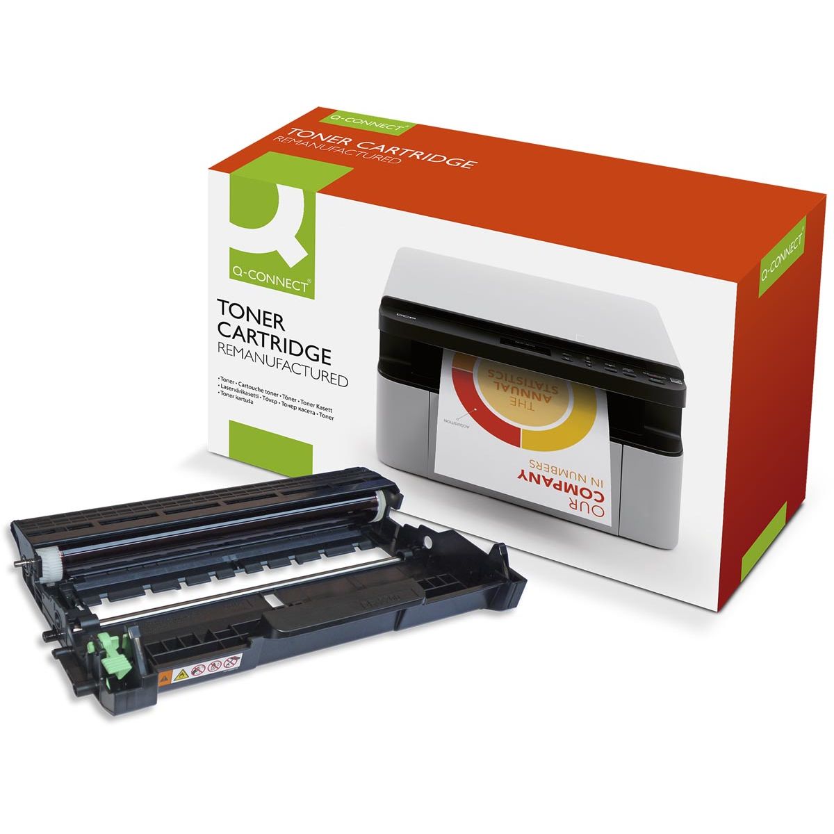 Q-CONNECT -   drum zwart 12000 pagina's voor OEM: DR-2200