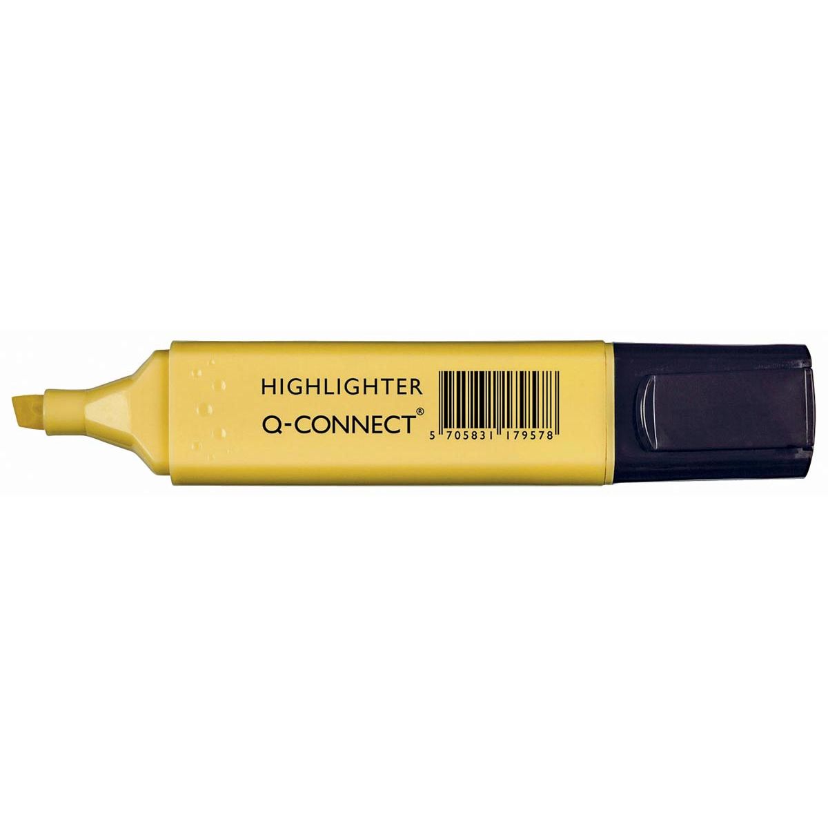 Q-CONNECT - Textmarker Pastell, Gelb