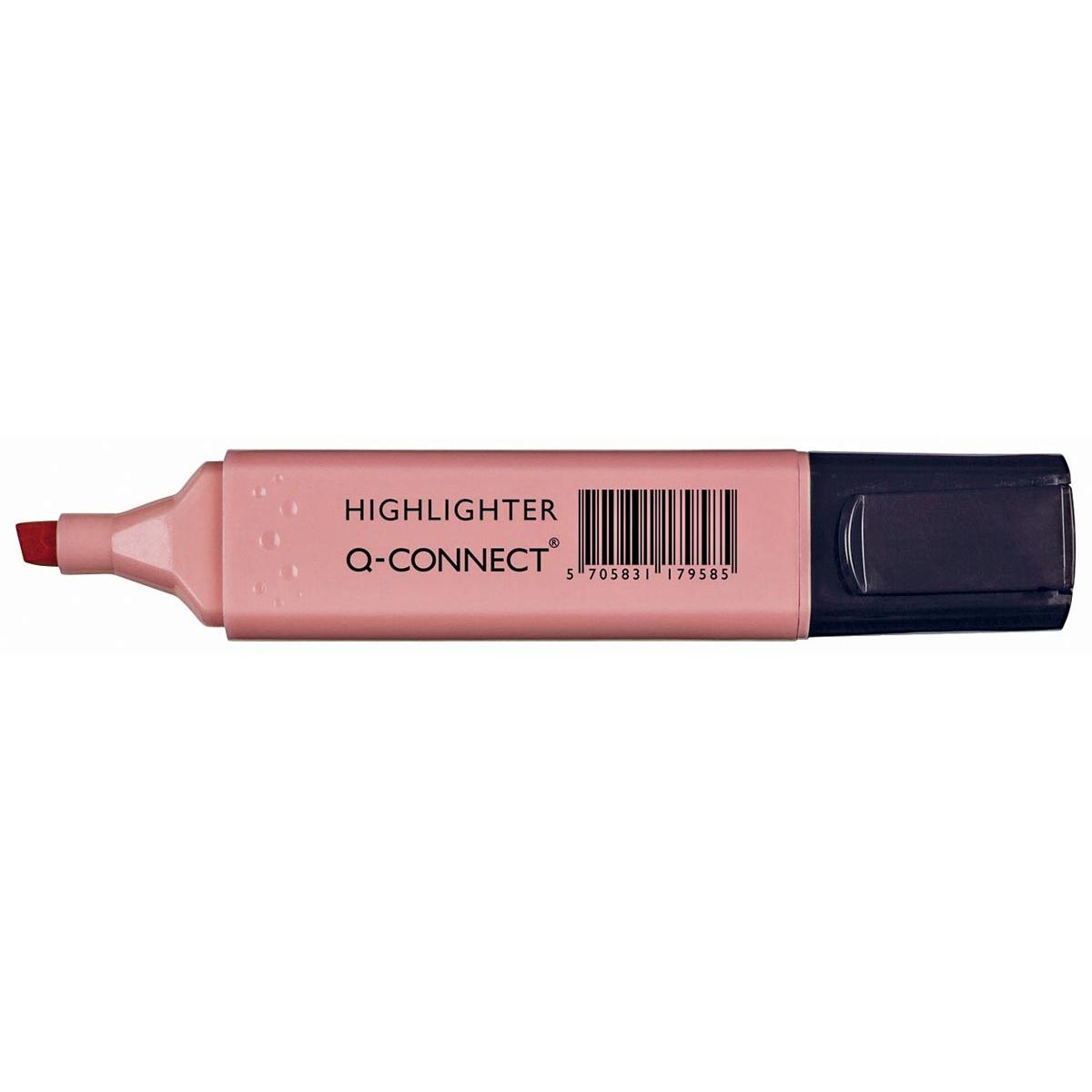 Q-CONNECT - Textmarker Pastell, Rosa