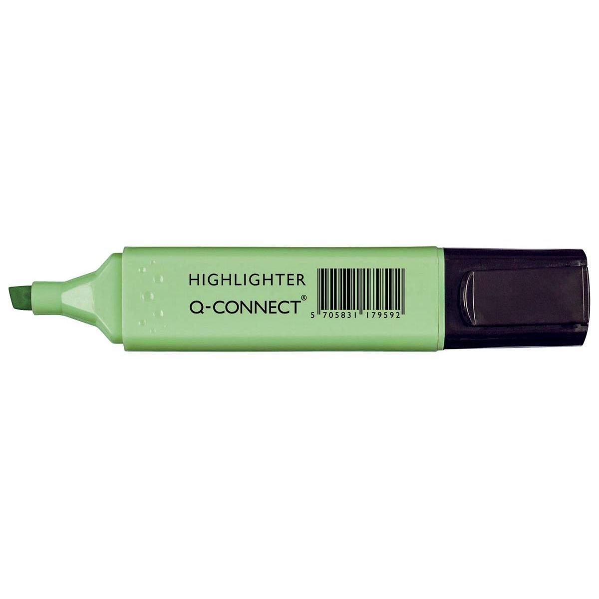 Q-CONNECT - Textmarker Pastell, Grün