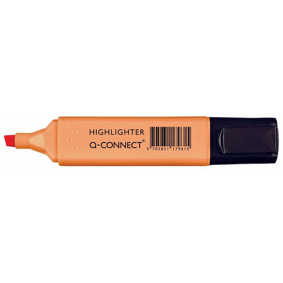 Q-CONNECT - Textmarker Pastell, Orange