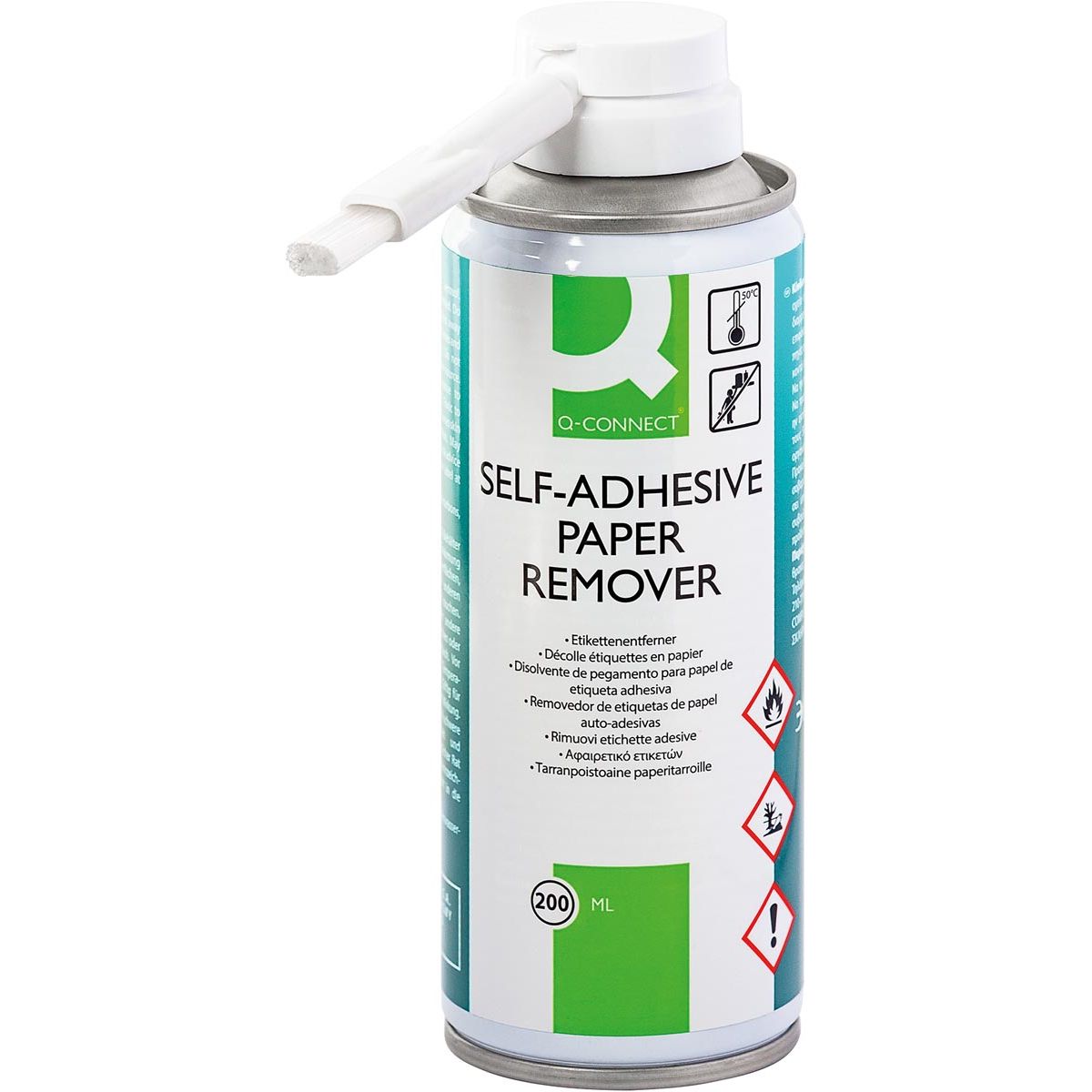 Q-CONNECT -   etiket en sticker verwijderaar, spuitbus van 200 ml