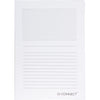 Q-CONNECT - Dossier en L avec fenêtre, 120 g/m², A4, paquet de 100, blanc