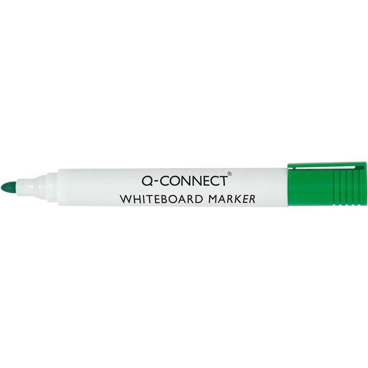 Q-CONNECT - marqueur pour tableau blanc, 2-3 mm, pointe ronde, vert