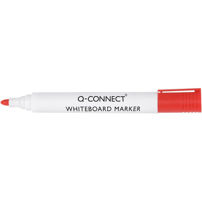 Q-Connect-Q-Connect-Whiteboard-Marker, 2-3 mm, Rundpunkt, rot