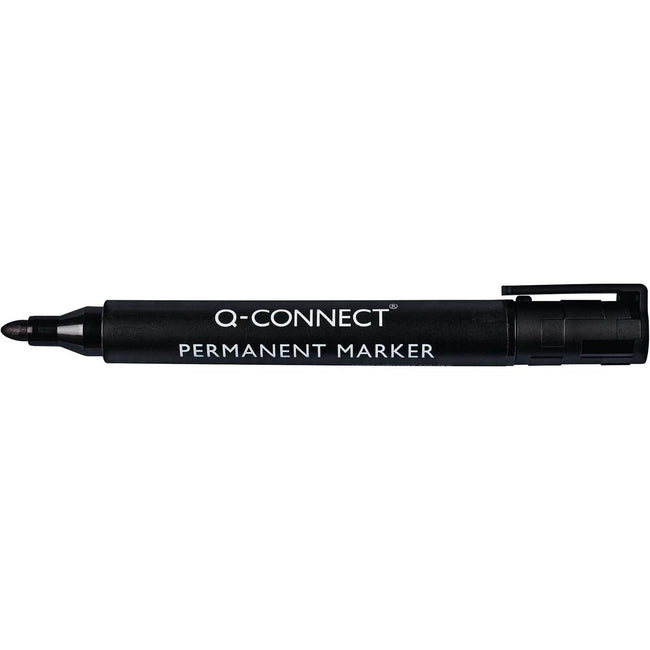 Q-Connect-Q-Connect-Dauermarker, 2-3 mm, Rundpunkt, Schwarz