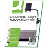 Q-CONNECT -   overhead transparanten voor inkjetprinter, ft A4, pak van 50 vel
