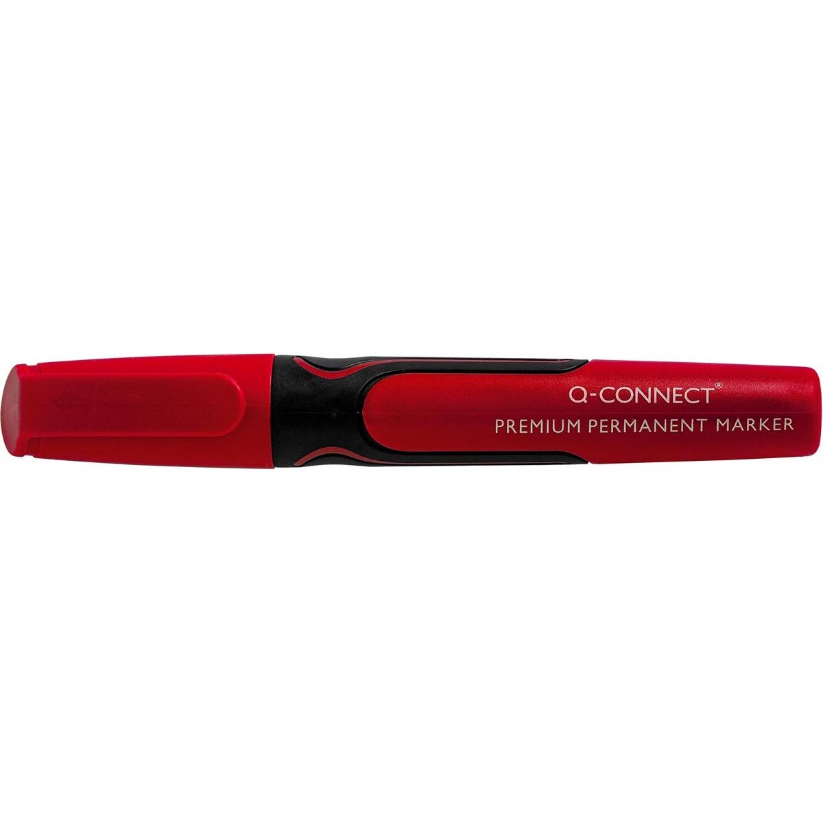 Q-CONNECT - Permanentmarker, 3 mm, runde Spitze, rot