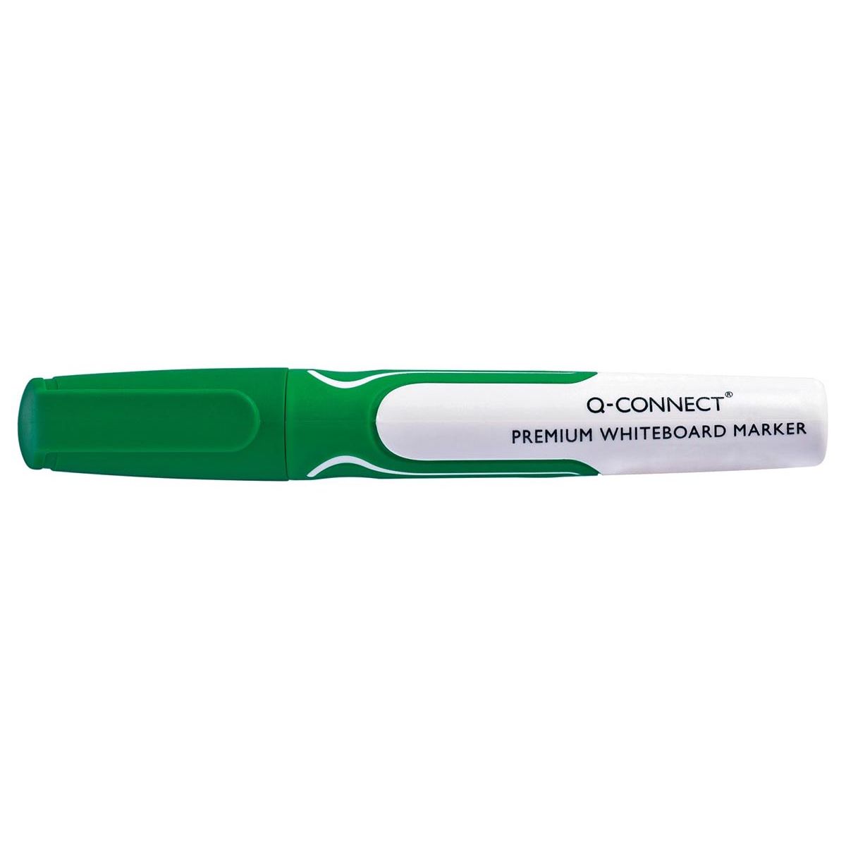 Q-CONNECT - marqueur pour tableau blanc, 3 mm, pointe ronde, vert