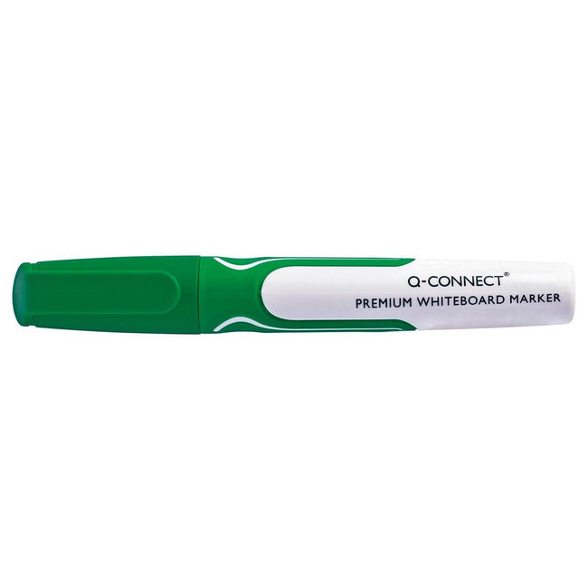 Q-CONNECT - marqueur pour tableau blanc, 3 mm, pointe ronde, vert