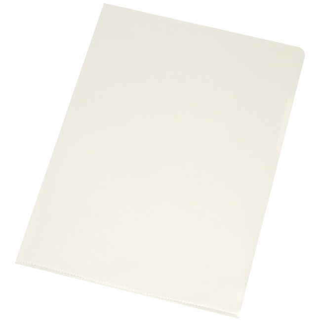 Q-CONNECT - L-map, transparent, 120 microns, paquet de 10