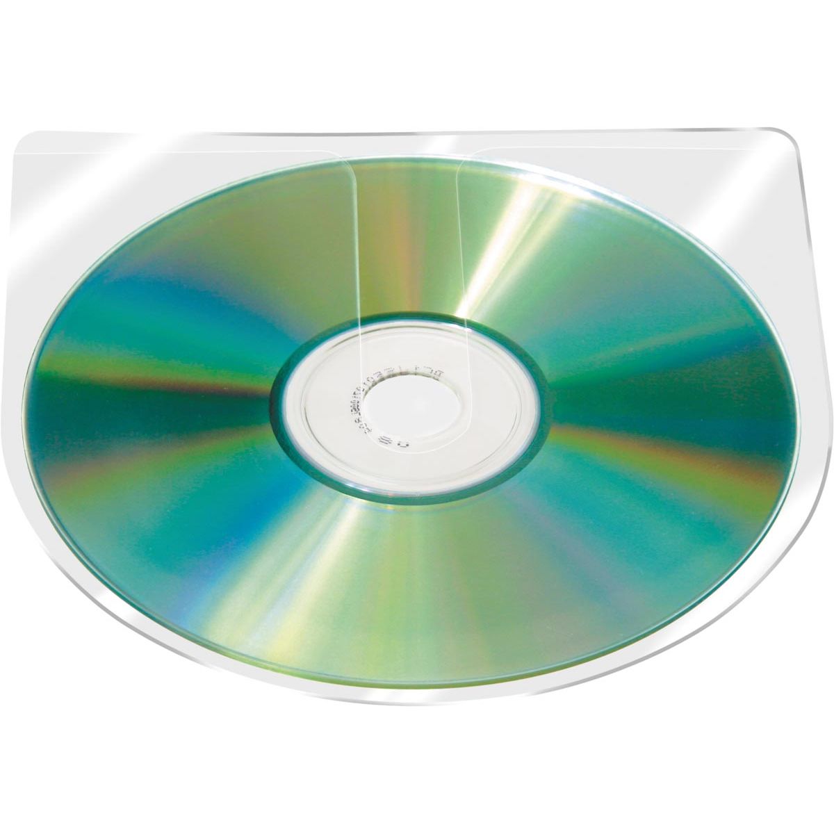 Q-CONNECT - Pochette CD autocollante PP 100 pièces