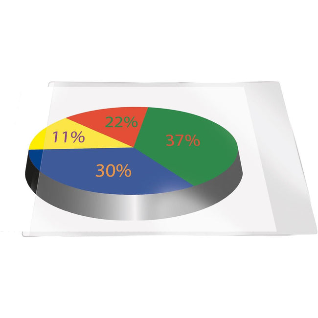 Q-CONNECT - Einstecktuch, selbstklebend, ft A5, Packung à 10 Stück