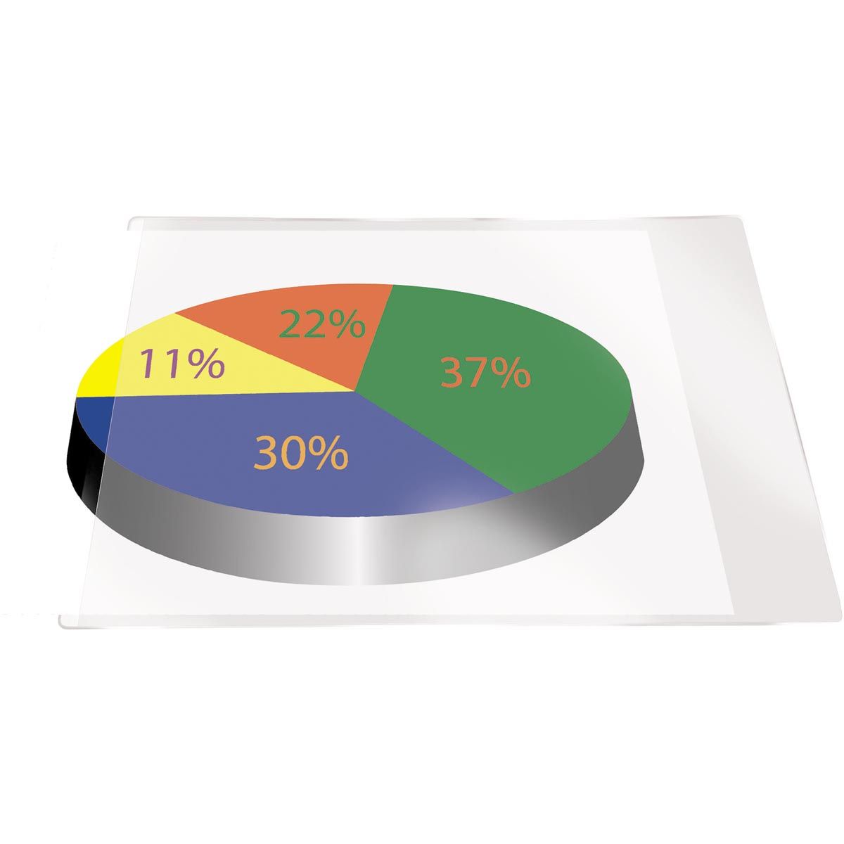 Q-CONNECT - Einstecktuch, selbstklebend, ft A6, Packung à 10 Stück