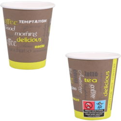 Tasse à café en carton 150cc 'Coffee to Go' limetta 100 pièces